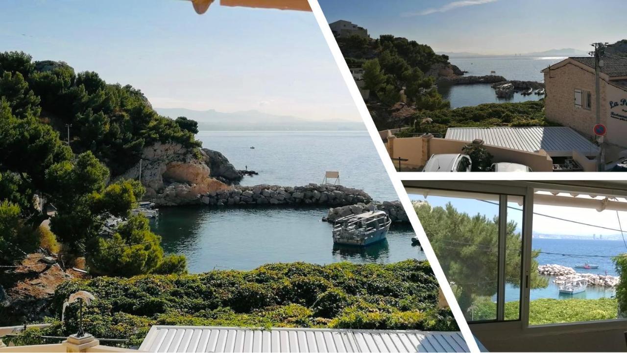 "Lacigaledeniolon",Vue Mer Panoramique, Terrasse Intime Et Bbq Le Rove Exterior photo