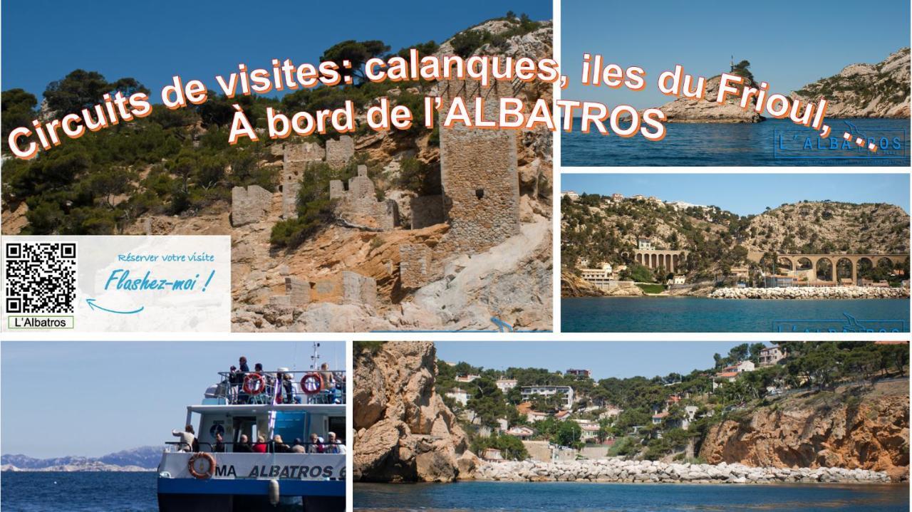 "Lacigaledeniolon",Vue Mer Panoramique, Terrasse Intime Et Bbq Le Rove Exterior photo